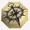 1PC Compass NauticalAutomatic Open/Close Umbrella with Windproof, 8-Rib Sturdy Canopy, Durable Ribs, Fashionable Design1279A