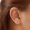 Silver Sparkle Stud 925 Silver Earrings E061-02H