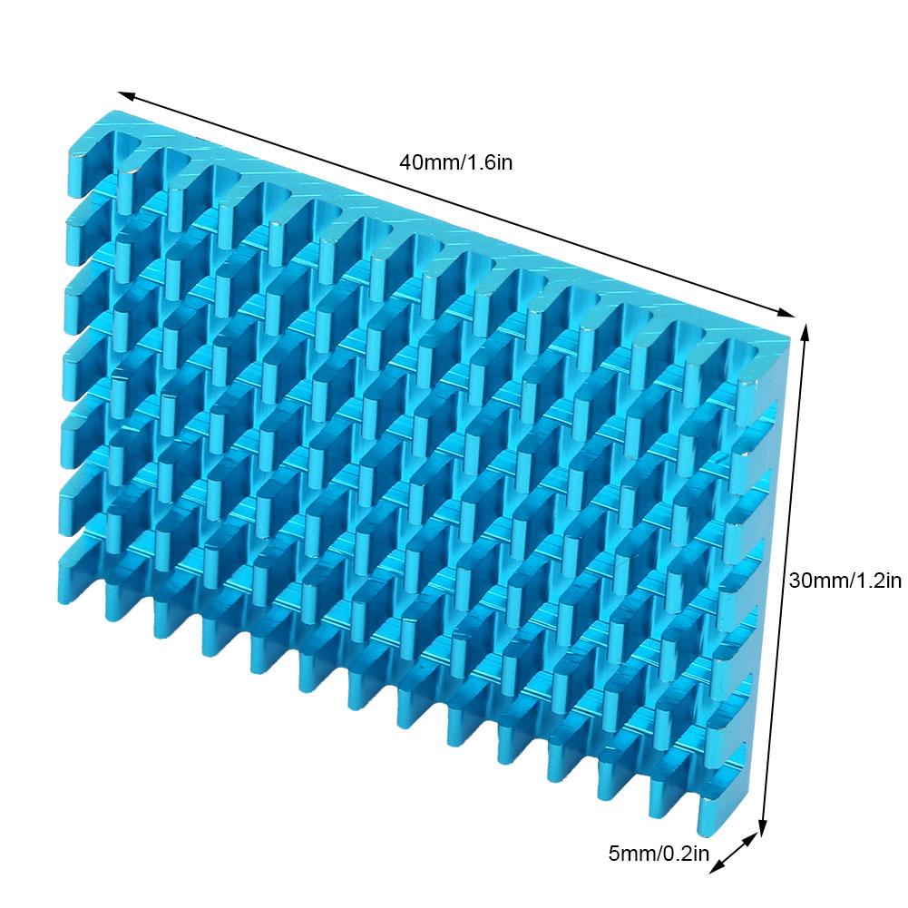5ks P40*5*30-Bu Aluminium Cooling Fin Cool Sink Cooler for Circuit Board Chip
