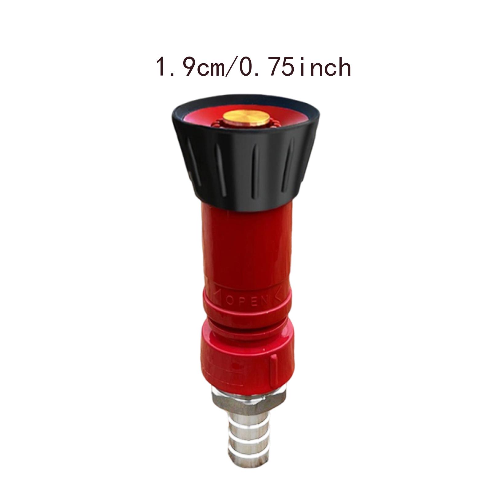 High Pressure Hose Nozzle Powerful Red for Gardening Garden Watering Outdoor Garden High Pressure Sprinkler Head Heavy Duty