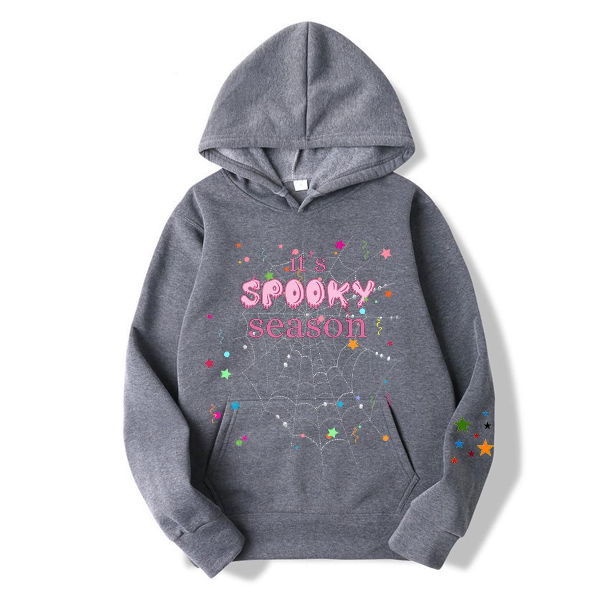 

Cross Europe Trend Hip Hop Letter Print Couple Hoodie Set for Men & Women S