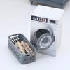 1:12 Dollhouse Mini Simulated Washing Machine Model Rechargeable Realistic Miniature Decor for DIY Doll House Scene Accessories