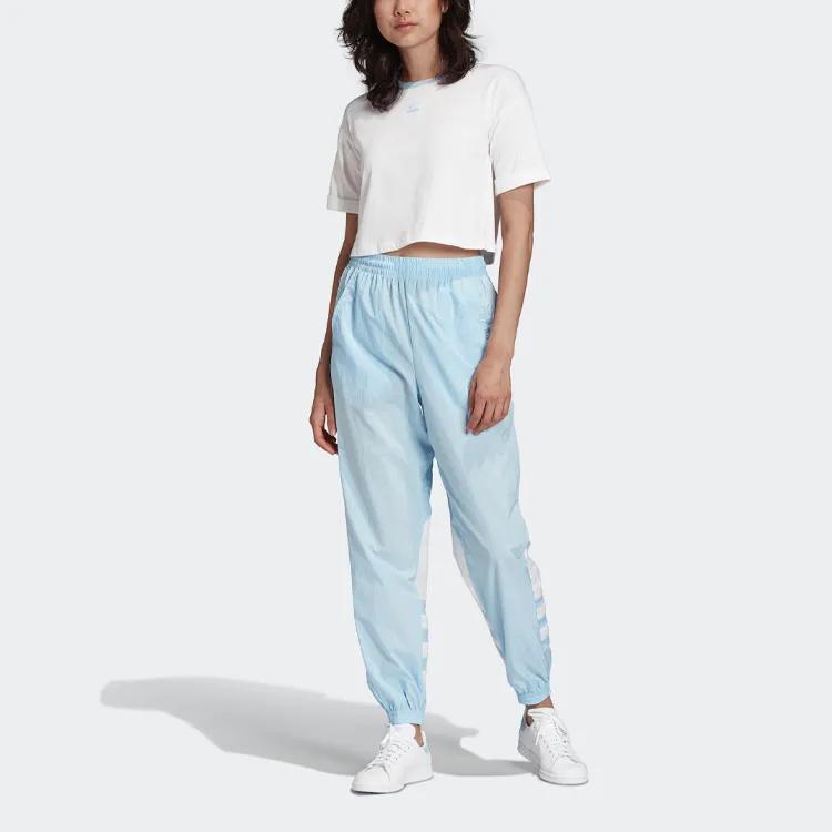 Adidas Originals Knitted Sweatpants Women's Light Blue (Unisex) Knitted Sweatpants FM2560