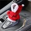 BBIC7 Car Gearbox New Year Xmas Hoodie Car Shift Speed Lever Cover for Skoda S Logo Octavia Fabia 2 Superb 2 Kamiq Kodiaq VRS VII