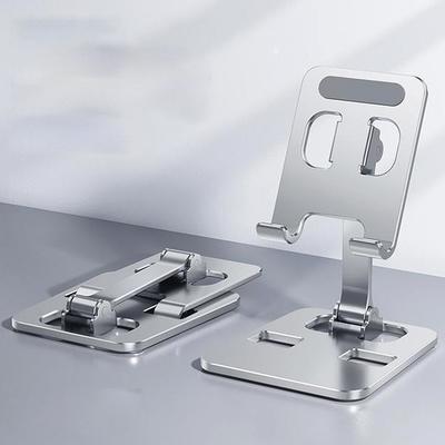 Adjustable Foldable Mobile Phone Holder Stand Tablet Desk Holder Universal Aluminum Alloy Phone Tablet Stand For IPhone IPad