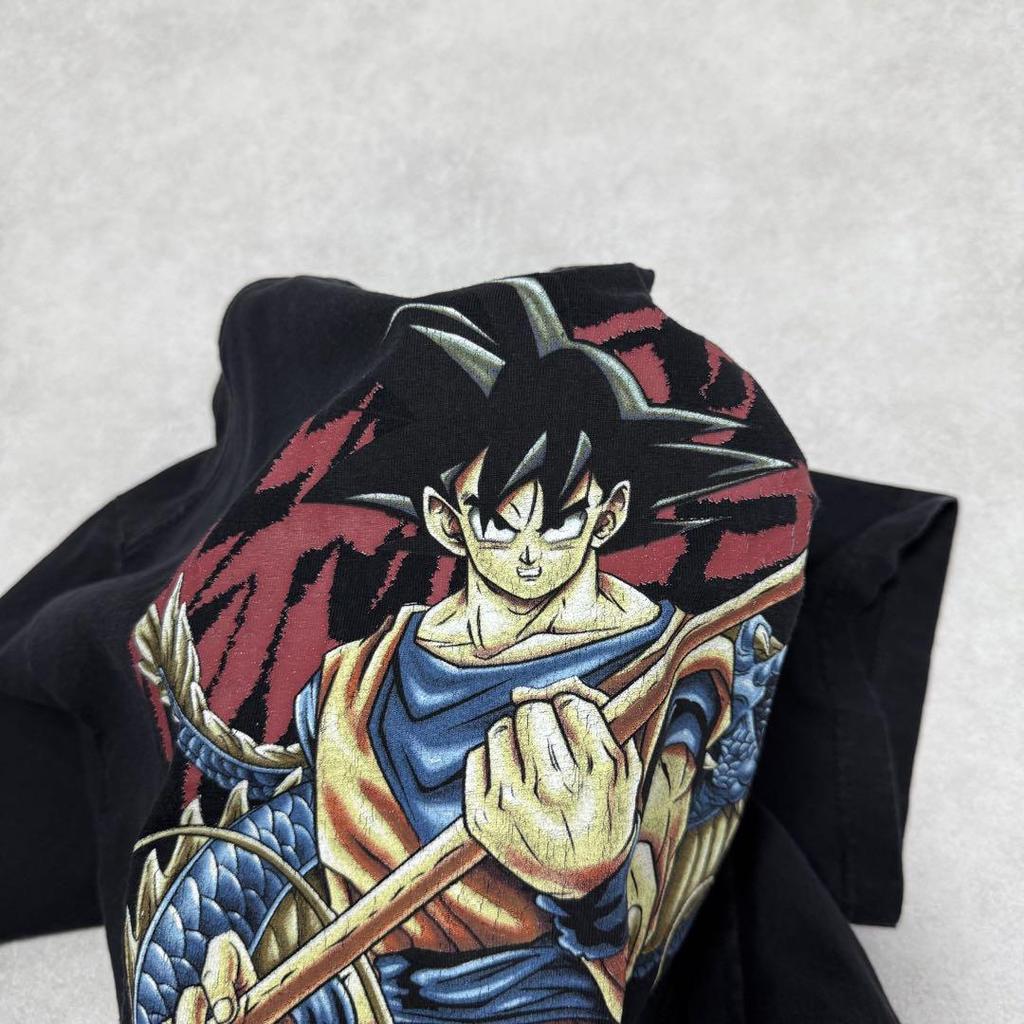 [USED] Vintage 90s Dragon Ball Z Son Goku Anime Shirt, Black, 11