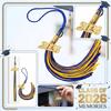 Graduation Tassel with Year Charm 2023 High Quality Durable Graduation Cap Accessory for Commencement Ceremony and Graduation Celebration