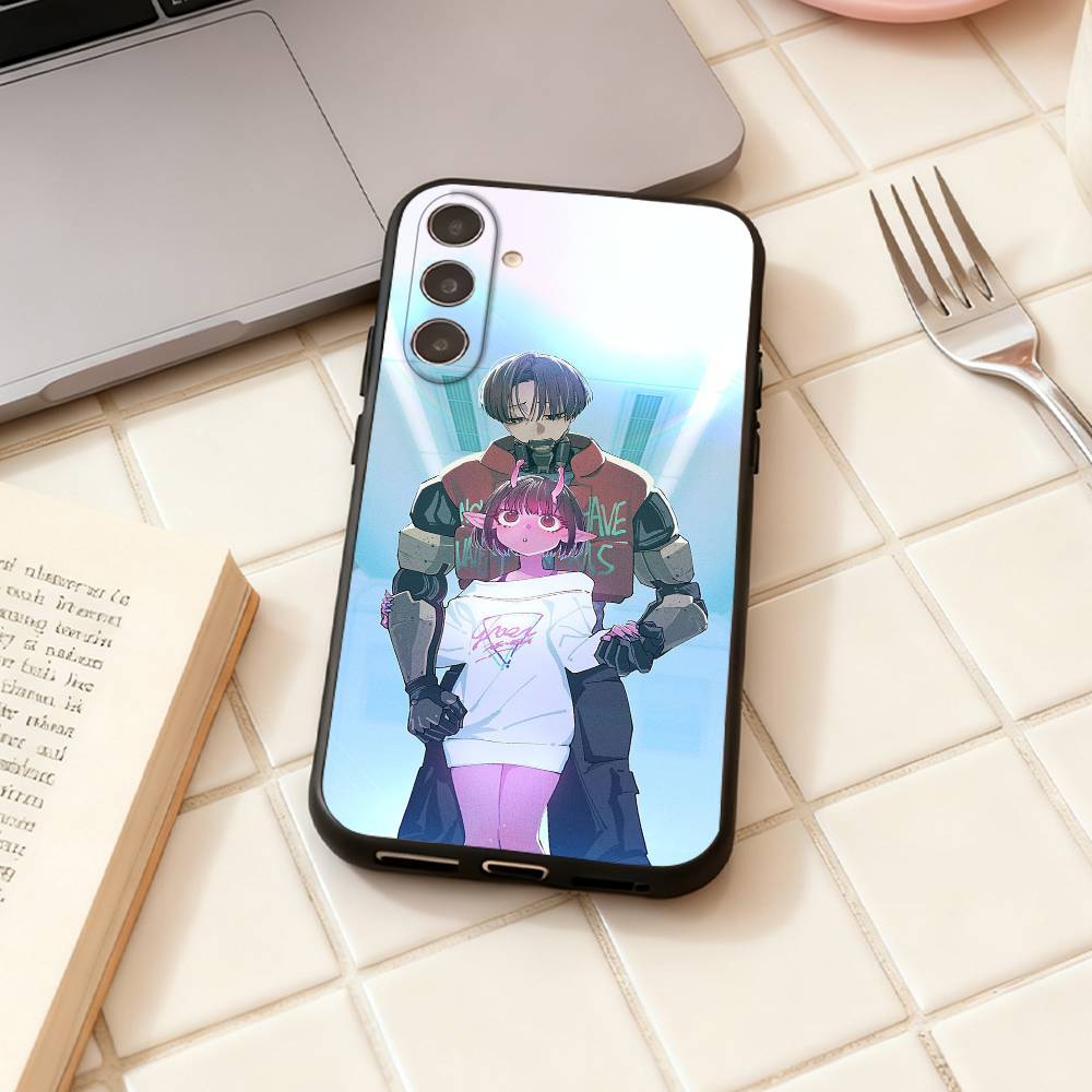 Anime M-Milky S-Subway  Phone Case For Samsung Galaxy A73,A72,A71,A70,A53,A52,A51,Others Soft Black Shell