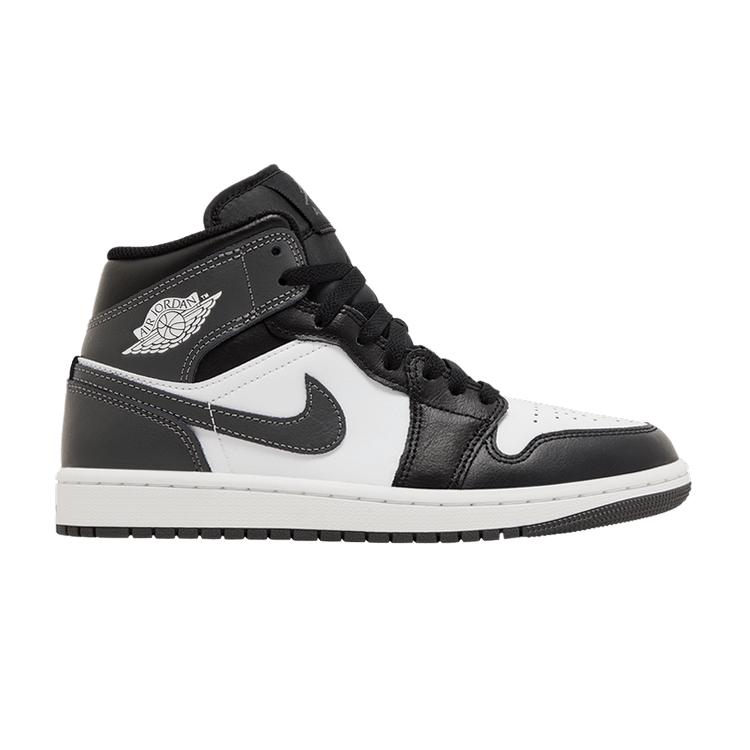 Jordan 1 Mid Black White Iron Grey 44.5