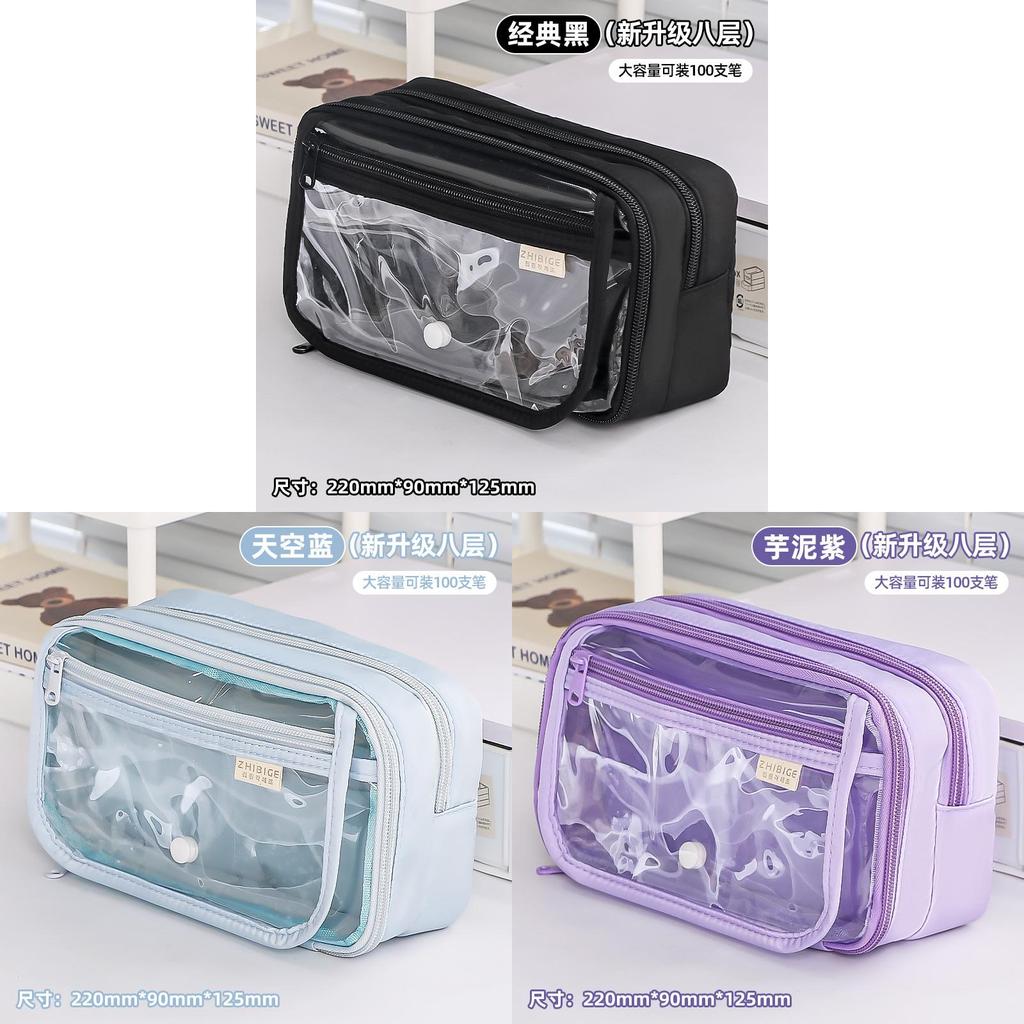 Style Small Capacity Pencil Case With Durable Fabric For Students Girls