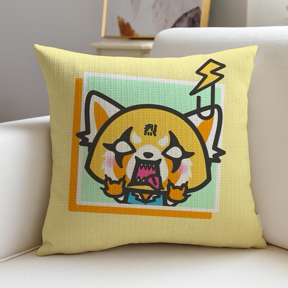 Feisty AAggretsukoS Cushion Cover Breathable and skinfriendly linen pillowcase square removable and washable cushion
