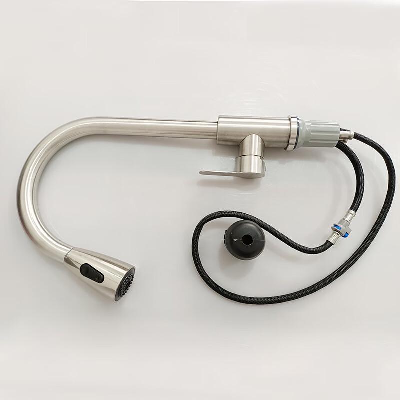 VEMUSE 304 Stainless Steel Brushed Kitchen Faucet