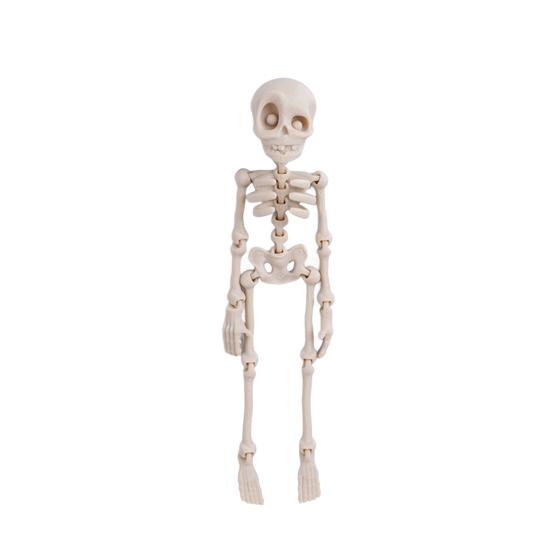 Gothic Skeleton Refrigerator Stickers Posable Skeleton Man 3D Printed Fridge Magnet Decals Halloween Decor Educational Tool