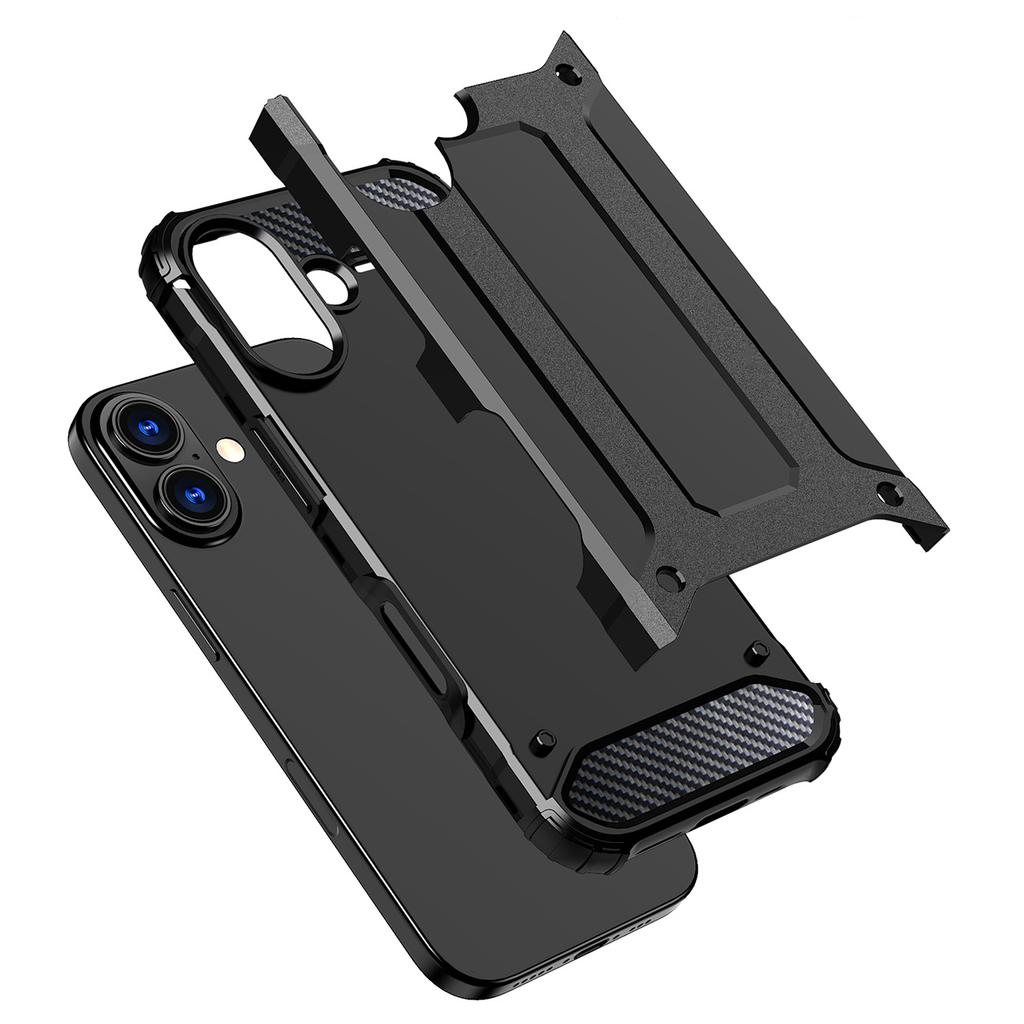 Etui pancerne na iPhone 17 Hybrid Armor - czarne