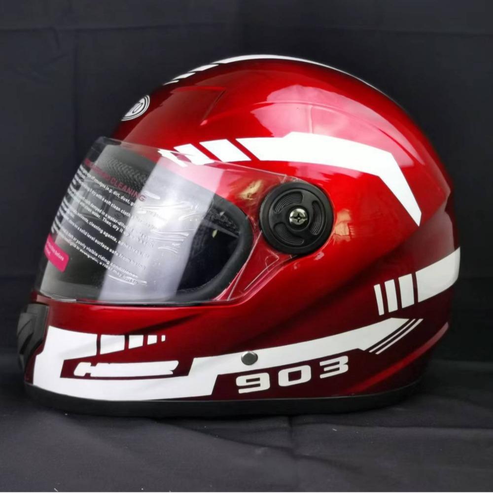 Electric Vehicle Helmet Electric Vehicle Men's and Women's Winter Warm Full Helmet Four Seasons Full Coverage Locomotive Safety Helmet