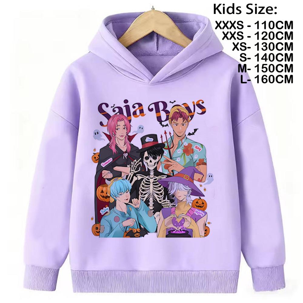 Kpop Demon Hunter Saja Boys Sweatshirt Autumn Winter Sport Hooded Fashion Casual Round Y2K Cosplay Clothing