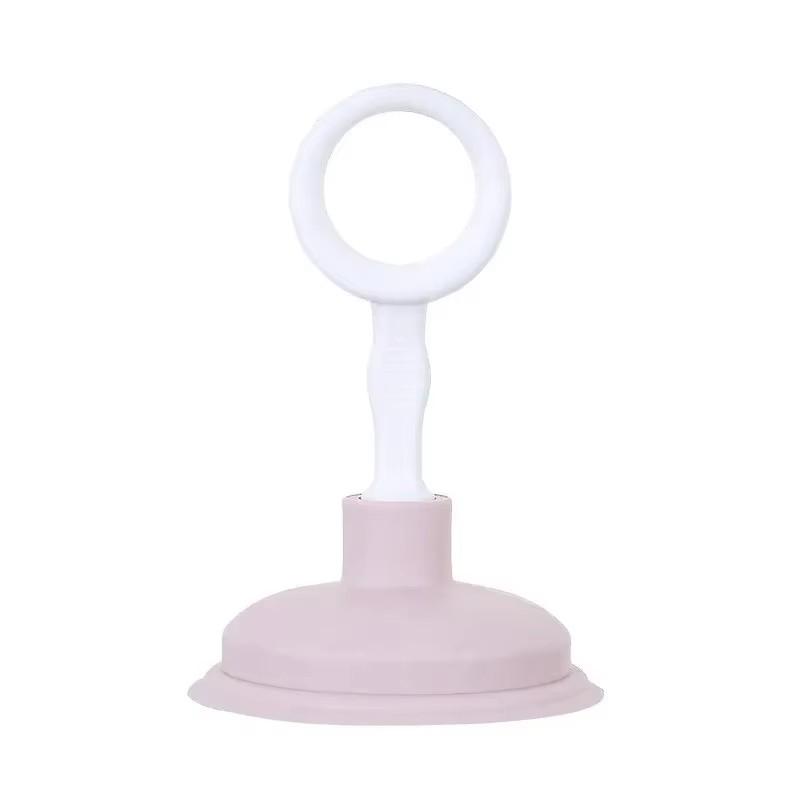 

Multi-functional Sink Suction Cup Home Kitchen Toilet Drain Pipe Unclogging Tool Hair Clogging Cleaner Garbage Unclogging Device рожевий