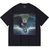 230 Gsm 100% Cotton Heavy Metal T-Shirt  Rock Band Popular Music Print Unisex Heavy Cotton T Shirt