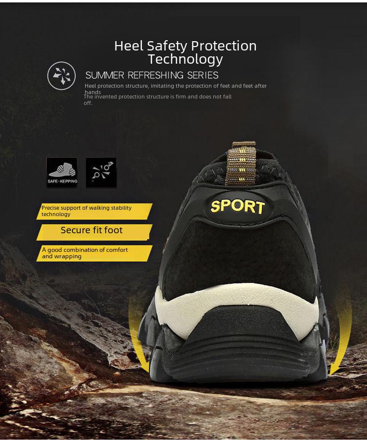 Men's Summer Korean Mesh Breathable Outdoor Casual Shoes