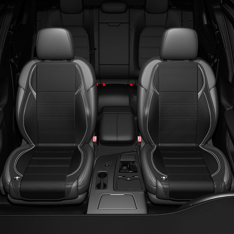 2Pcs 12V Spacer Car Summer Cool Air Seat Cushion With 10 Fans Fast Blowing Ventilation Seat Cooling Pat Refrigerated Seat