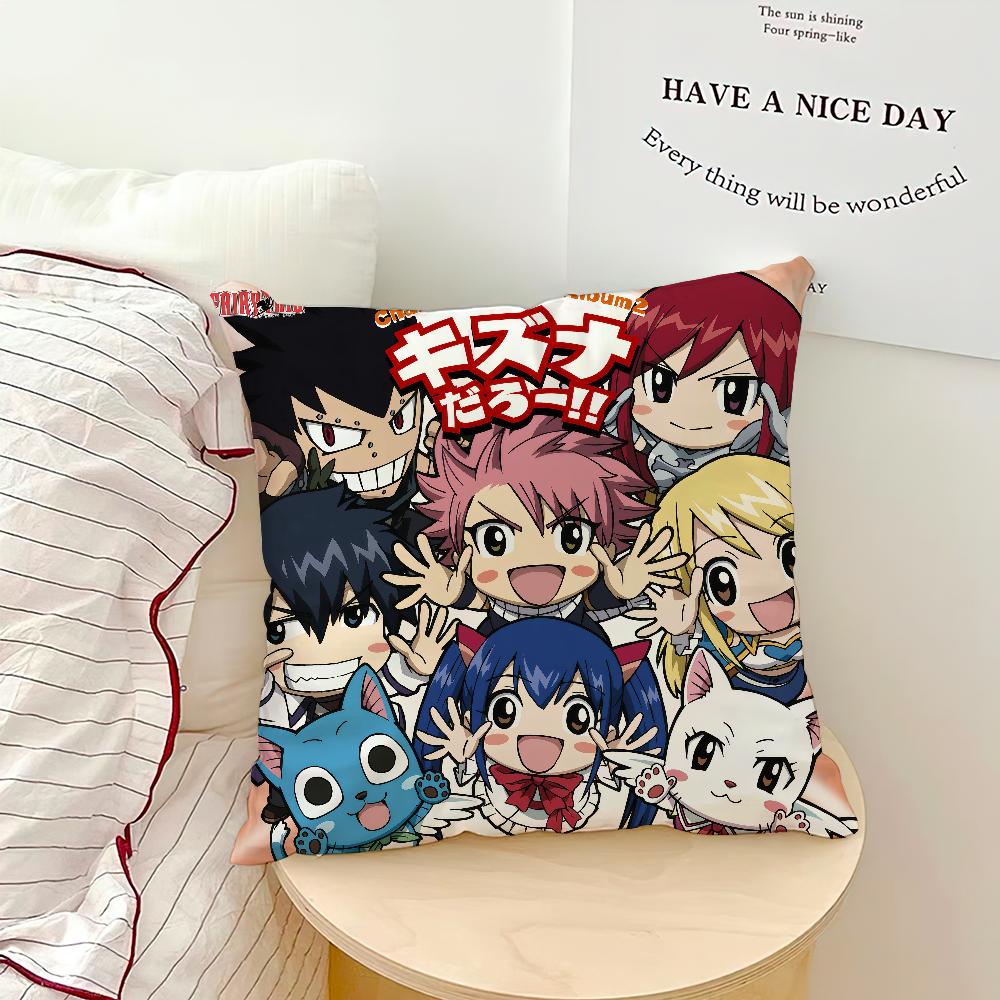 anime kawaii fFAIRY cute tTAIL chibi lucy Comfortable soft Pillow Case for Sofa Living Room Home Decor Protective Covers