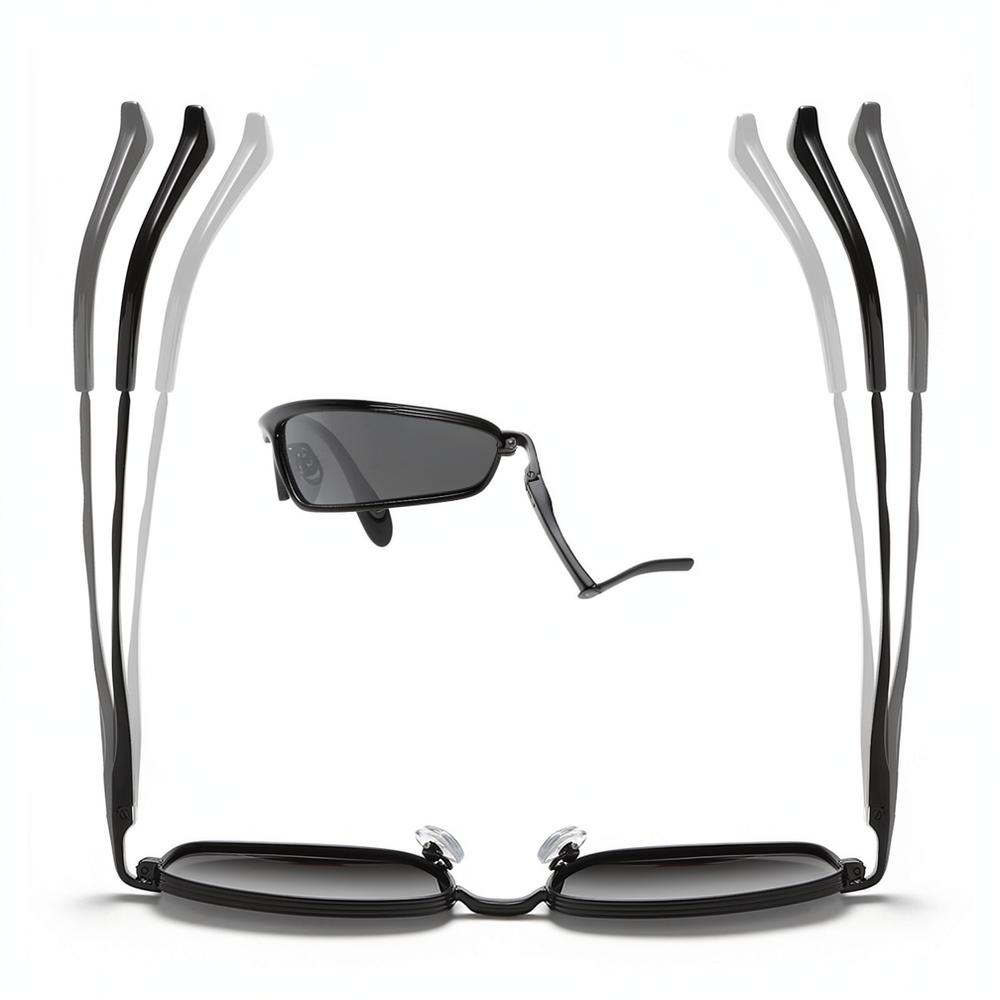 New Personalized Small Frame Polarized Sunglasses Punk Sun Glasses Women'S High-End Street Photography Trend Outdoor Metal Frame