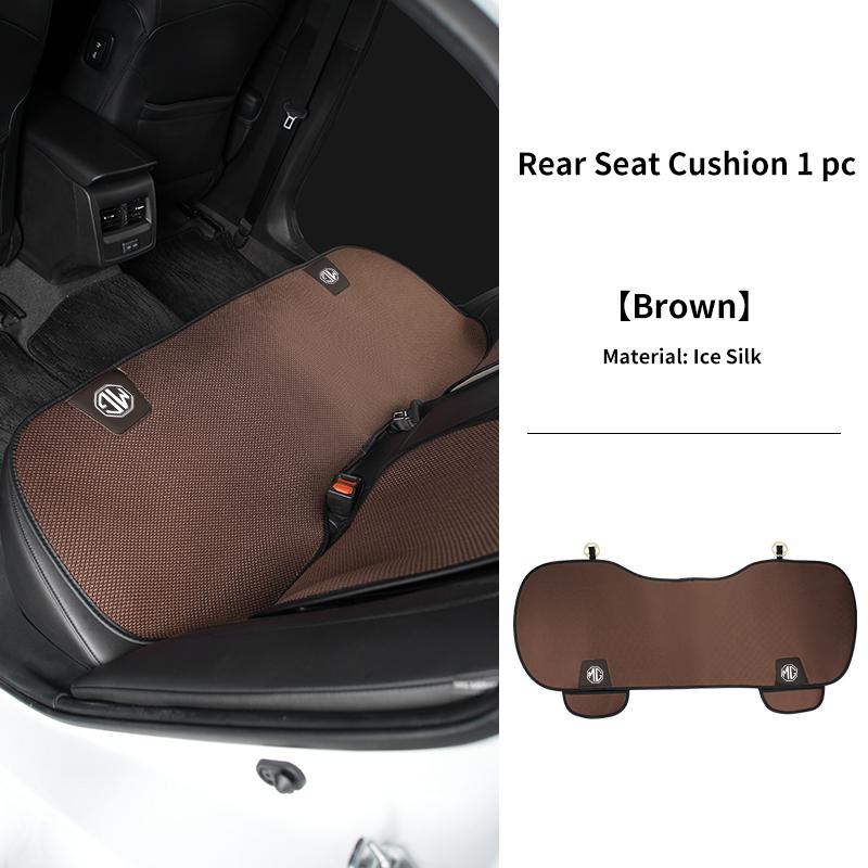 Summer Car Seat Cushion Cover Breathable Ice Silk Non Slip Auto Seat Protector Pad For Morris Garages MG 3 5 6 7 HS ZS GS Hector