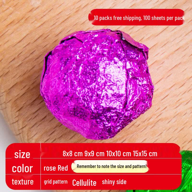 Qiwei Gold Food Grade Aluminum Foil Wrapping Paper