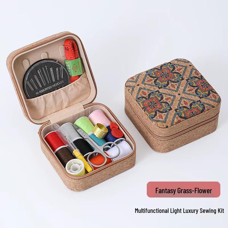 Portable Needle and Thread Kit - Home DIY Sewing Tool Set, Household Sewing Box