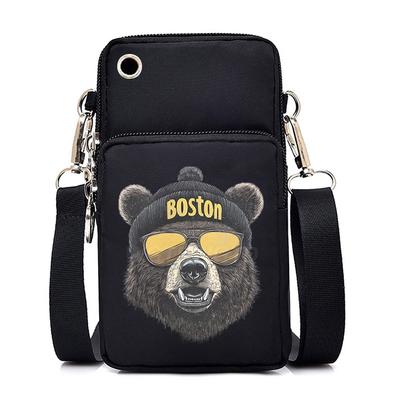 Football Fan Animal Personality Printing Multifunctional Crossbody Bag Cross-border Casual Portable Mobile Phone Bag