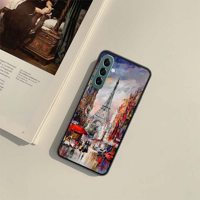 Künstler London Gemälde Ölgemälde Handyhülle für Samsung A54 A14 A24 A34 A17 A37 A57 A55 A35 A25 A15 A07 A05S A04S A12 A22 A32