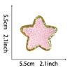 Colorful DIY Chenille Stickers: Stars, Hearts, Rainbow, Lightning & Flowers