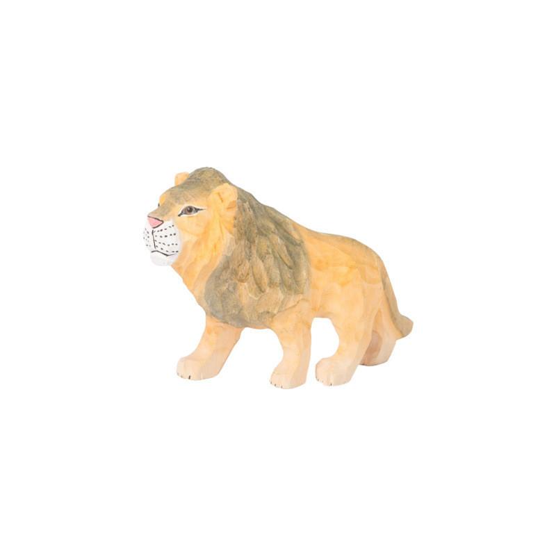 Wooden Animal Carving Decor Set With Handcrafted Art For Desktop Display And Gift Giving