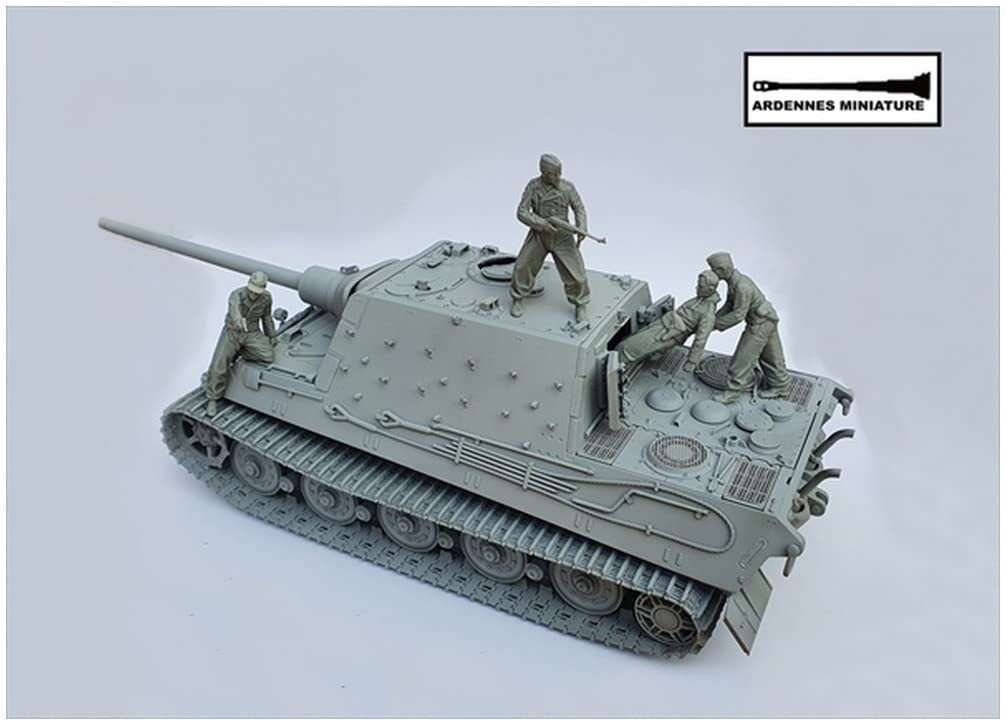 Ardennes Miniatures 1/35 Scale Resin Kit AR35002: World War II German Army, Last Battle of Berlin, Part 2: Tank Crew with Pistol, 1 Figure