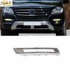 For Mercedes-Benz W166 ML 2012-2015 1Pcs Chrome Left Side Fog Light Trim Frame