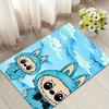 Rabbit Friends Style Crystal Velvet Rug, Soft Anti‑Slip Crystal Velvet Carpet for Living Room Bedroom Home Decor