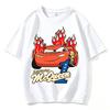 Cars Summer 2026 boys T-Shirt Lightning McQueen Short Sleeve for Boys and Girls Combinable with Everything