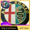 AAACK1 Car Stickers For 50pcs 74mm Alfa Romeo 3D Metal Sticker For Auto Hood Front Grille Rear Trunk Middle Emblem Badge Log