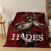 D Classics Game Hades Cartoon Flannel Blanket Cozy Soft Throw for Home Bedroom Bed Sofa Picnic Cover Gift for Kids