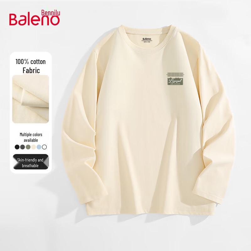 Baleno Men's Pure Cotton Long Sleeve T-Shirt