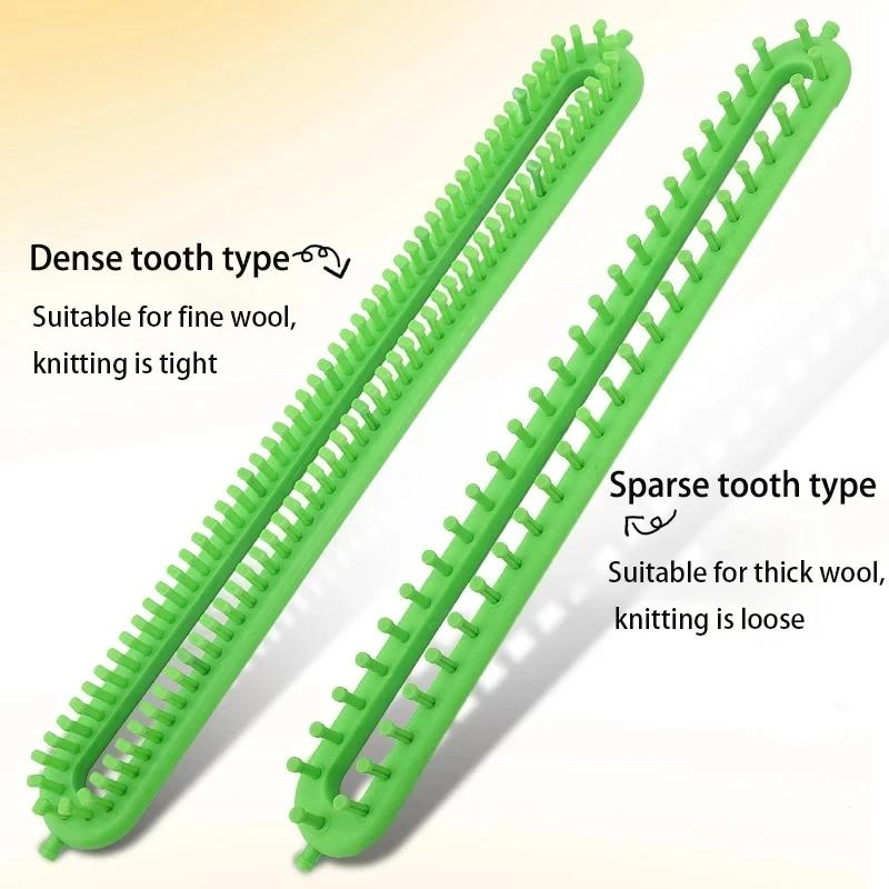 Război de tricotat rotund dreptunghiular, țesut eșarfă pulover pălărie șal cusut mașină de tricotat DIY manual artizanal împletitură instrument