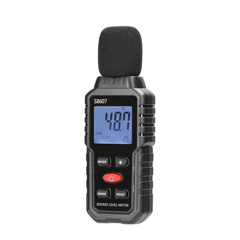 A-weighted Noise Decibel Reader Black Sound Testing Equipmetent  Home, Office, Factories