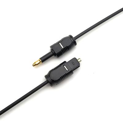 1.96Ft Toslink Erkek - Mini Fiş 3.5mm Erkek Dijital Optik Spdif Ses Kablosu