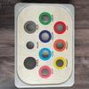 Children'S Sensory Tray Table Color Hairball Game Wooden Tile Montessori Early Education Toys Kids Toys Educational Accessories