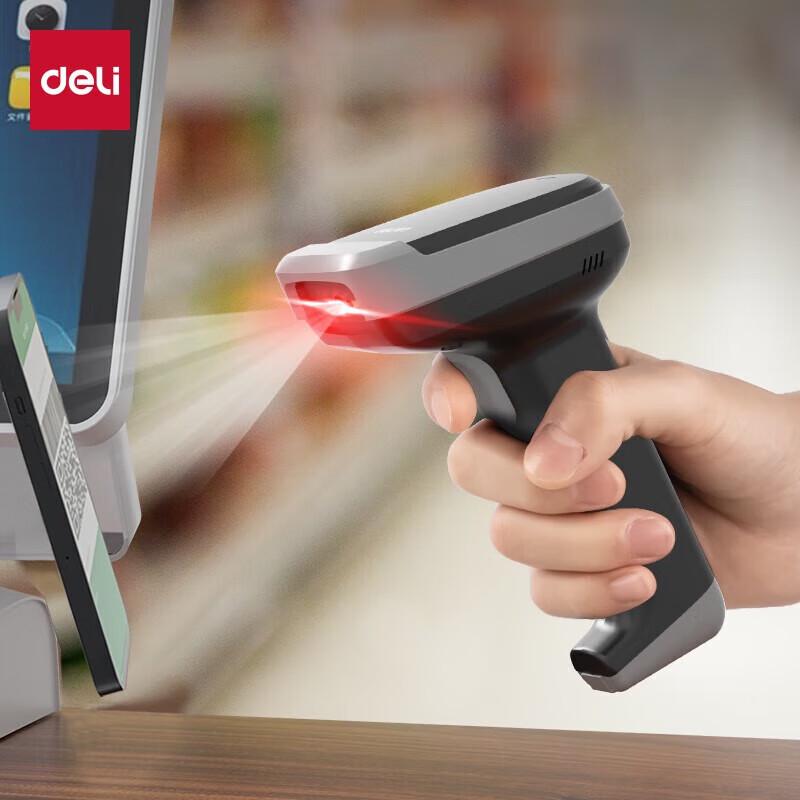 Deli AA386W Wireless 2D Barcode Scanner