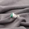Malachite Gemstone 925 Stamped Silver Jewelry Handmade Partywear Ring For Women RR-59-27