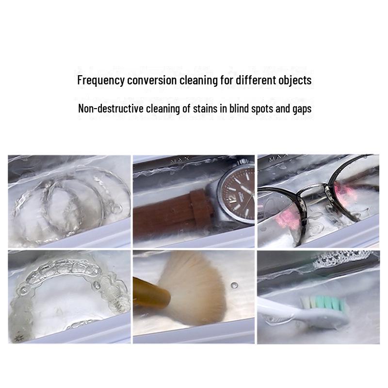 Tragbarer Ultraschallreiniger für Brillen, Uhren, Zahnspangen und Schmuck