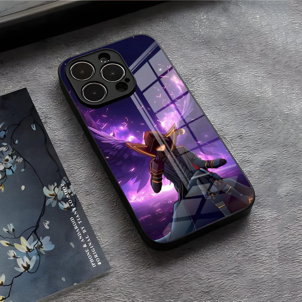 T-The Eminence In S-Shadow Phone Case For IPhone 17 Air 16 E Pro Max 15 14 13 Mini 12 Pro 11 Max Plus Black Glass Cover