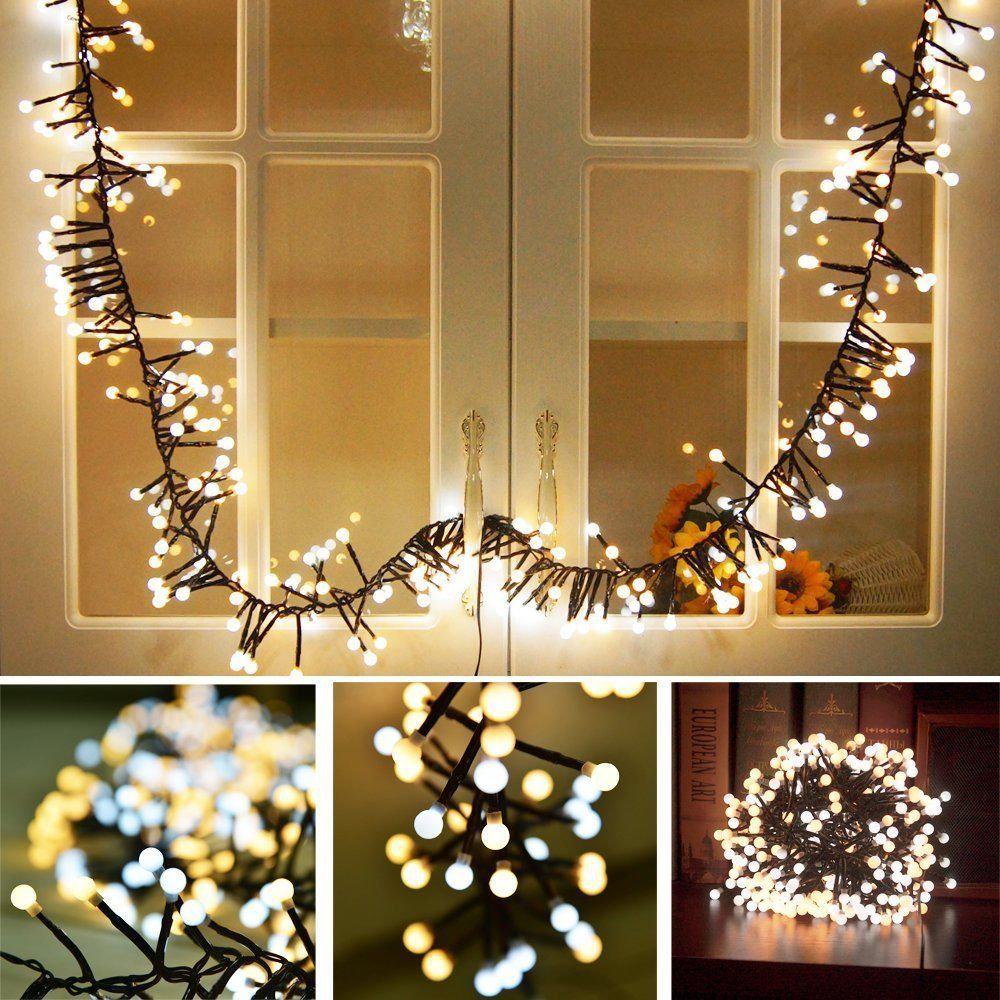 

USB LED Firecracker String Lights - Remote-Controlled, 8 Functions, PP Ball Design for Party & Event Decor