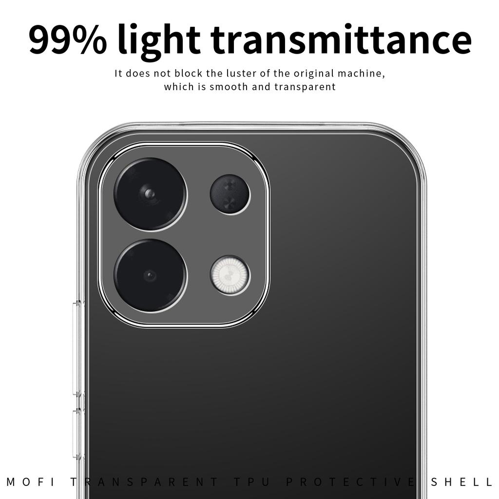 For Oppo K13 5G Clear Phone Case MOFI Ultra-Thin TPU Phone Back Cover